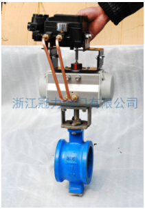 氣動V型調(diào)節(jié)球閥的兩種動作原理？